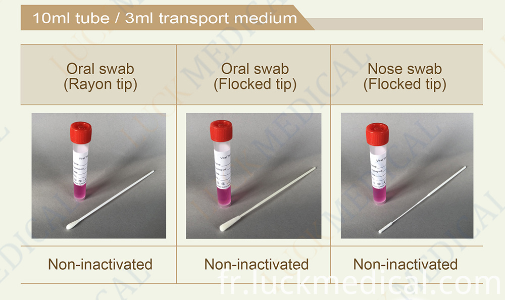 Milieu de transport Vrial non inactif 10 ml Non-inactive Vrial Transport medium 10ml